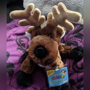 Webkinz Reindeer 8" Plush with Sealed Code HM137
